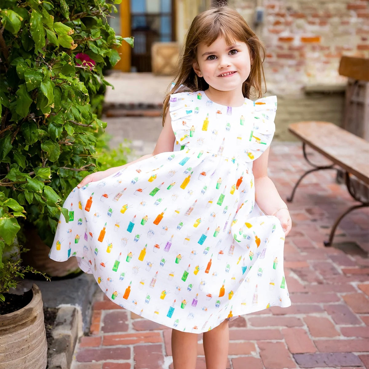 SUGAR ICE EVERYTHING NICE DRESS PRINTED MUSLIN Orient Expressed