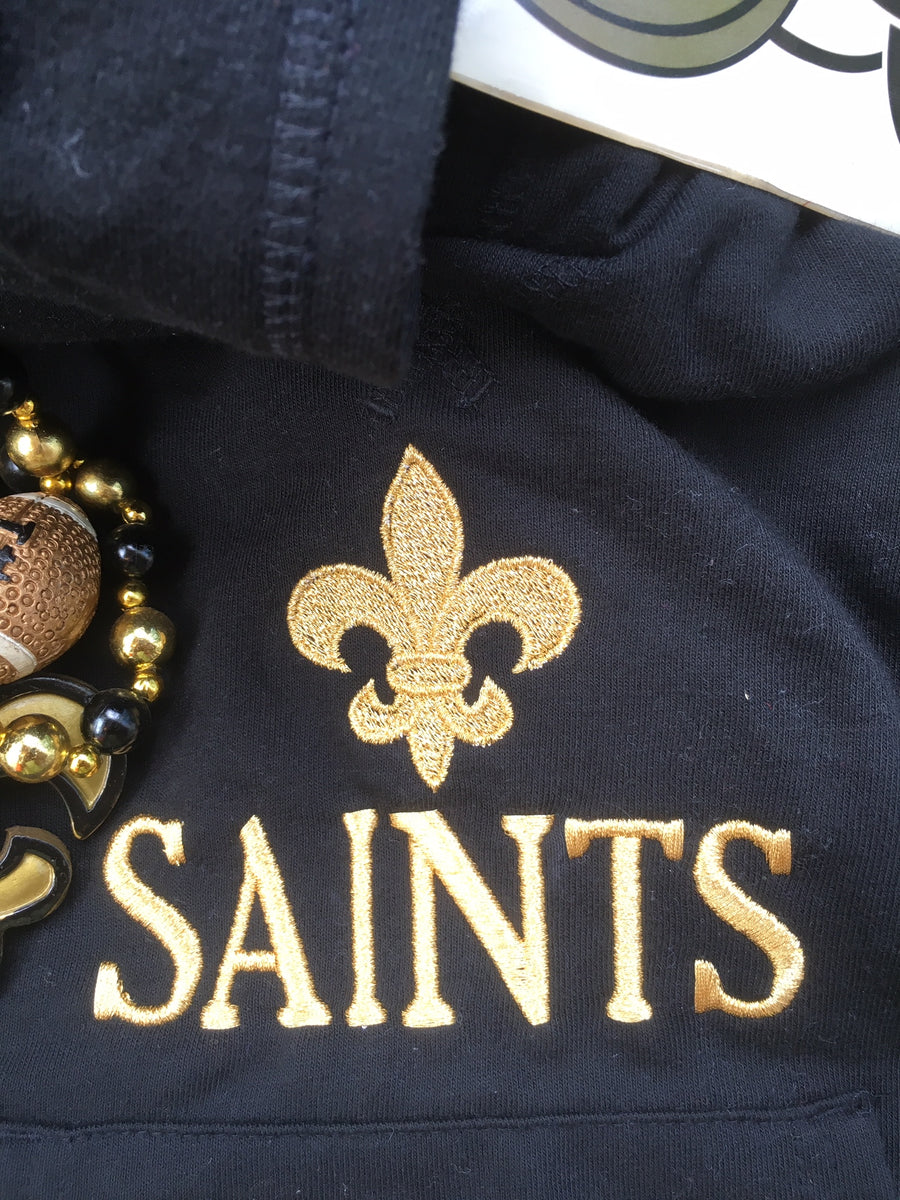 SAINTS 'GOLD' EMBROIDERED HOODIE – Orient Expressed