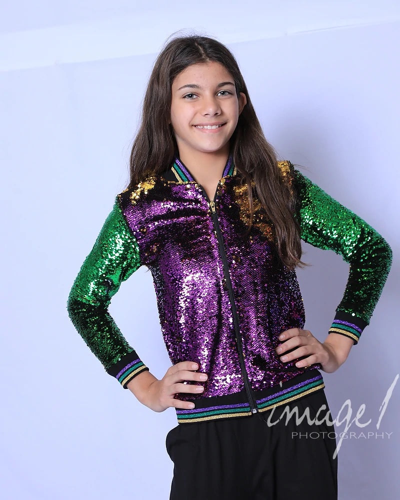 Baby sequin hot sale jacket