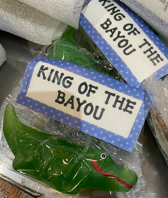 ALLIGATOR IS THE “KING OF THE BAYOU” SOAP