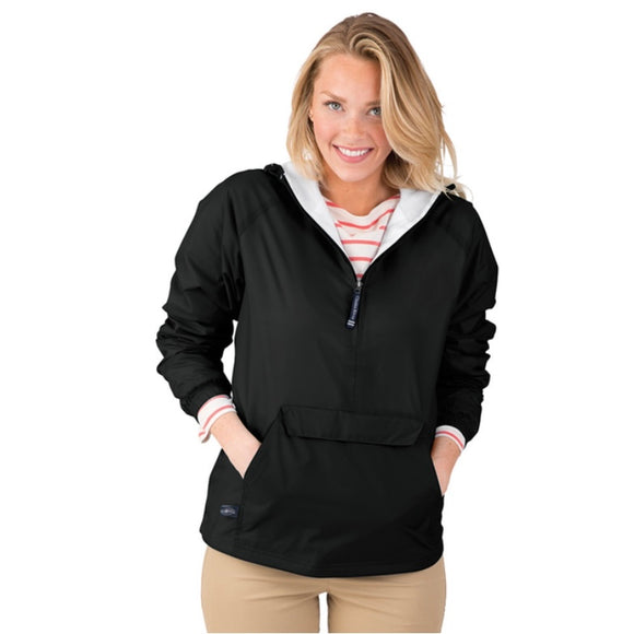 LINED MONOGRAM BLACK ADULT PULLOVER