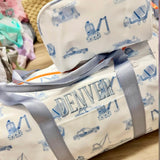 EMBROIDERED MONOGRAM DIG IT BACKPACK