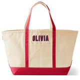 MONOGRAM CANVAS LARGE TOTE BAG