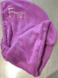MONOGRAM PLUSH TURBO TOWEL PURPLE