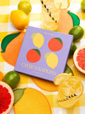 CITRUS COCKTAIL NAPKINS S/4
