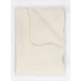Heirloom Quilt - Baby Quilt Blanket Monogram: Blue