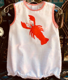 CRAWFISH APPLIQUÉ SEERSUCKER BUBBLE