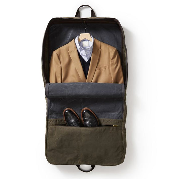 MONOGRAM WAXED CANVAS GARMENT BAG