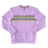 MARDI GRAS SEQUIN KIDS STRIPE FRENCH TERRY