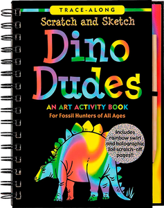 DINO DUDES SCRATCH ACTIVITY BOOK WITH STICKERS