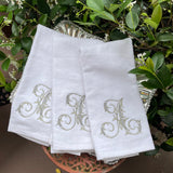 EMBROIDERED TERRY HAND TOWEL