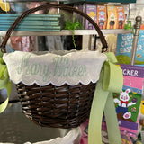 EMBROIDERED EASTER BASKET