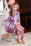 PURPLE PAILETTE CAPE SIZE 4-6