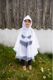 SPOOKY GHOST PONCHO SIZE 3-4