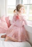 ROSE GOLD TUTU & WINGS SET SIZE 4-6