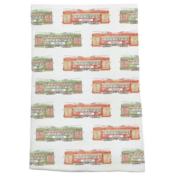 STREETCAR PRINT TOWEL