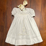 SPECIAL OCCASION DRESS WITH IVORY EMBROIDERY