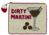 BEADED DIRTY MARTINI POUCH