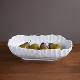 VIDA BLOOM MELAMINE LARGE PINCHED OVAL BOWL