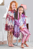 PINK PAILETTE CAPE SIZE 4-6