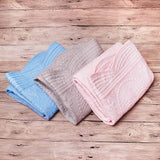 Heirloom Quilt - Baby Quilt Blanket Monogram: Blue