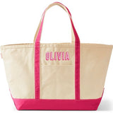 MONOGRAM CANVAS LARGE TOTE BAG