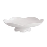 VIDA AMELIA MELAMINE PEDESTAL CAKE PLATE WHITE