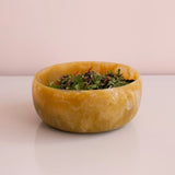 VIDA BLOOM RESIN SORBET LARGE ROUND BOWL MATCHA