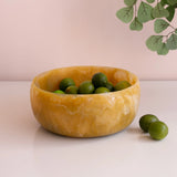 VIDA BLOOM RESIN SORBET LARGE ROUND BOWL MATCHA