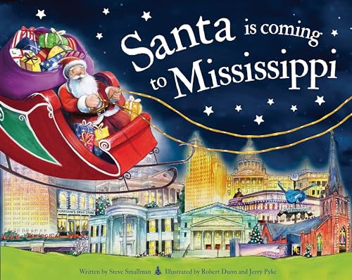 SANTA IS COMING TO MISSISSIPPI BOARD BOOK