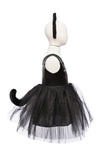 BLACK CAT DRESS & HEADPIECE SIZE 5-6
