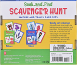 SEEK AND FIND SCAVENGER HUNT CARDS 2 PACK SET