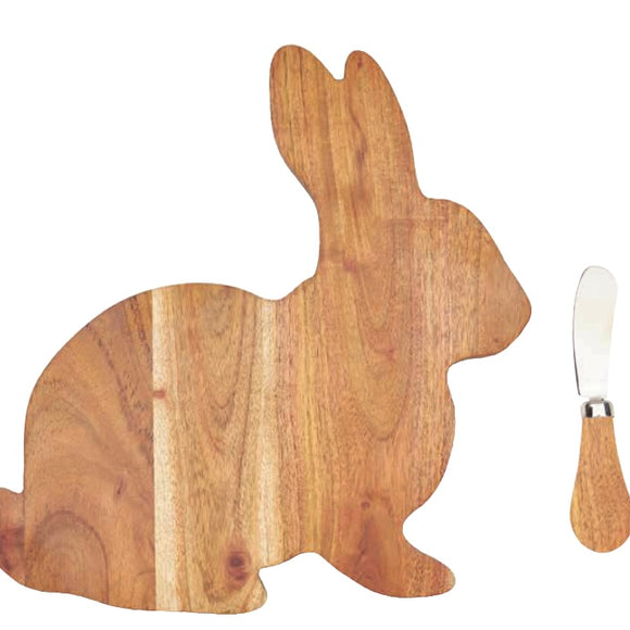 BUNNY CHARCUTERIE BOARD W/ SPREADER