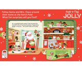 PEEK A FLAP JOLLY CHRISTMAS BOARD BOOK