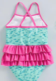 FLAMINGO PRINT 1PC SWIM SUIT