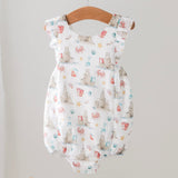 SANDCASTLE SUNSUIT PRINTED MUSLIN