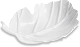 VIDA MELAMINE LETTUCE LEAF LARGE PLATTER WHITE