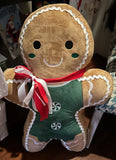 HUGE PLUSHY GINGERBREAD GIRL