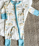 Nativity  Zipper Onesie: 6-9M