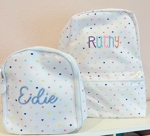 MONOGRAM TRVL LOVE HEART LUNCH BOX