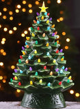 LIGHTED MUSICAL CERAMIC TREE