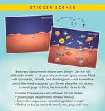 STICKER SCENES OUTER SPACE