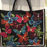 BEADED CUSTOM TOTE