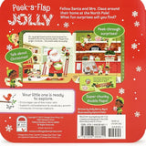 PEEK A FLAP JOLLY CHRISTMAS BOARD BOOK