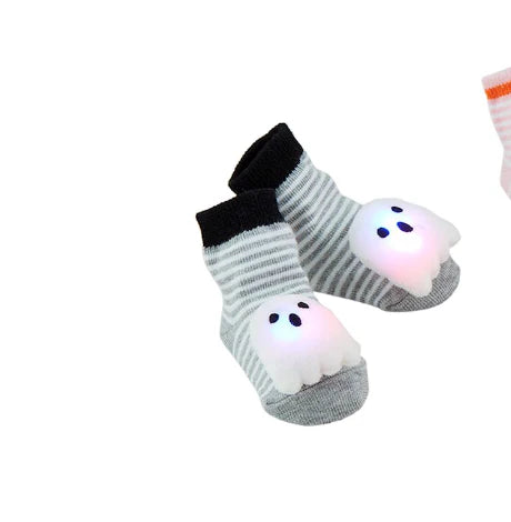 HALLOWEEN LIGHT-UP GHOST SOCKS BY MUD PIE