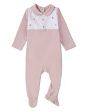 PETITE HEARTS PINTUCK FOOTIE