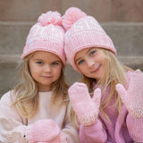LIL SIS KNIT POM POM CAP BABY