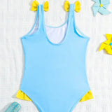 DUCK PRINT 1PC SWIM SUIT