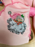 EMBROIDERED SANTA HAIRBOW