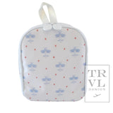 EMBROIDERED MONOGRAM LUNCH BOX AIRPLANE